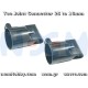 2PCS Tee Joint 25 to 16mm Tube Connector -CNC -Aluminum -Black