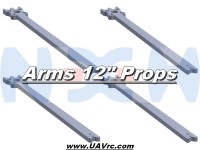 12" Prop Carbon Motor Arm 5mm thickness x4pcs -D453mm 12" Prop Carbon Motor Arm 5mm thickness x4pcs -D453mm