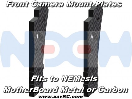 NEMesis Front Camera Support x2pcs -Carbon