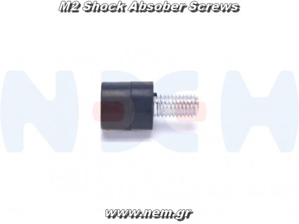 M2x5mm Rubber Anti Vibration Damping Fixing Screws x4 pcs