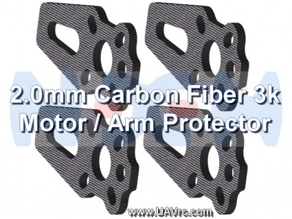 Racing Drone Carbon Motor Protector Plate x4pcs -Fit to BL 22, 30 series