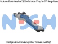 7" Prop Carbon Motor Arm 5mm thickness x4pcs -D268mm