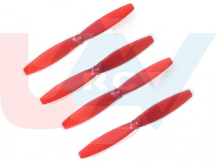 GemFan 65mm ABS Mini Propeller 2Pair/4pcs -Red GemFan 65mm ABS Mini Propeller 2Pair/4pcs -Red