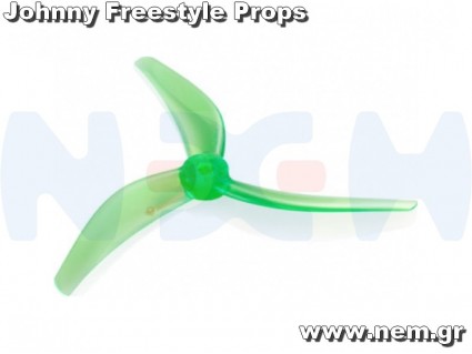 Azure Power 4838 Johnny Freestyle Props x4pcs -Orange/Bright Green/Teal/Iron Grey