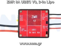 ZMR 8A V3 UBEC, 2-8S Lipo, for RC Drones, FPV, Planes, Boat ZMR 8A V3 UBEC, 2-8S Lipo, for RC Drones, FPV, Planes, Boat