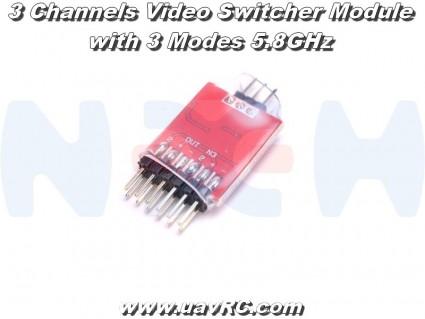 Video Switcher Module 3 channels 3 way