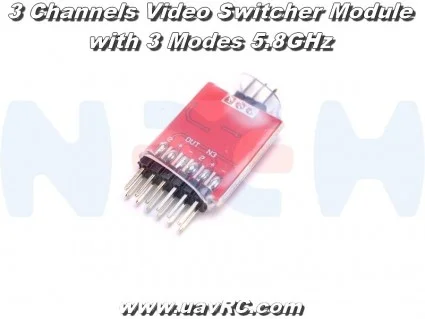 Video Switcher Module 3 channels 3 way