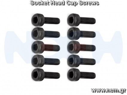 Cap Head screw M2.5x10mm x10pcs -Silver
