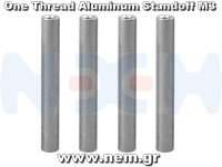 Standoff Aluminum L50/64 x D5.9 x M3mm x4pcs -Aluminum color Standoff Aluminum L50/64 x D5.9 x M3mm x4pcs -Aluminum color