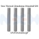Standoff Aluminum L50/64 x D5.9 x M3mm x4pcs -Aluminum color
