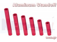 Standoff Aluminium Round M3x10-45mm -Red color Standoff Aluminium Round M3x10-45mm -Red color