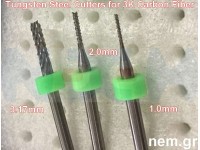 Tungsten Steel Cutter 1/2/3.175mm for 3K Carbon Fiber Sheets Tungsten Steel Cutter 1/2/3.175mm for 3K Carbon Fiber Sheets