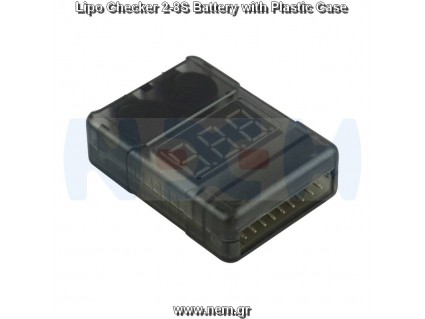 Lipo Checker 2~8s Battery, Dual Buzzer with Plastic Case Lipo Checker 2~8s Battery, Dual Buzzer with Plastic Case