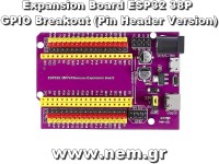Expansion Board ESP32 38-Pin GPIO Breakout Shield for ESP32 DevKitC & ESP-WROOM-32